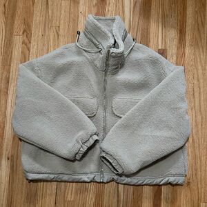 Zara Cream Sherpa Jacket